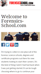 Mobile Screenshot of forensics-school.com